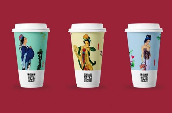 奶茶包裝設(shè)計(jì)的市場！情侶和奶香融合的主題很適合！