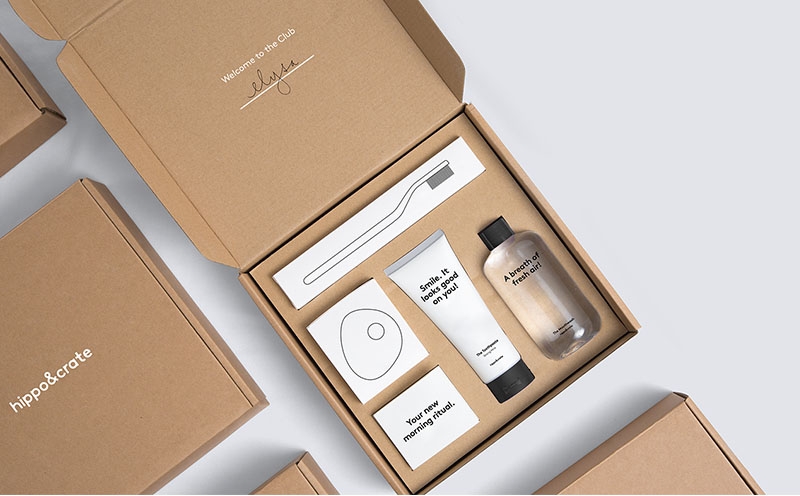 精心制作設計的牙齒護理產品創意包裝