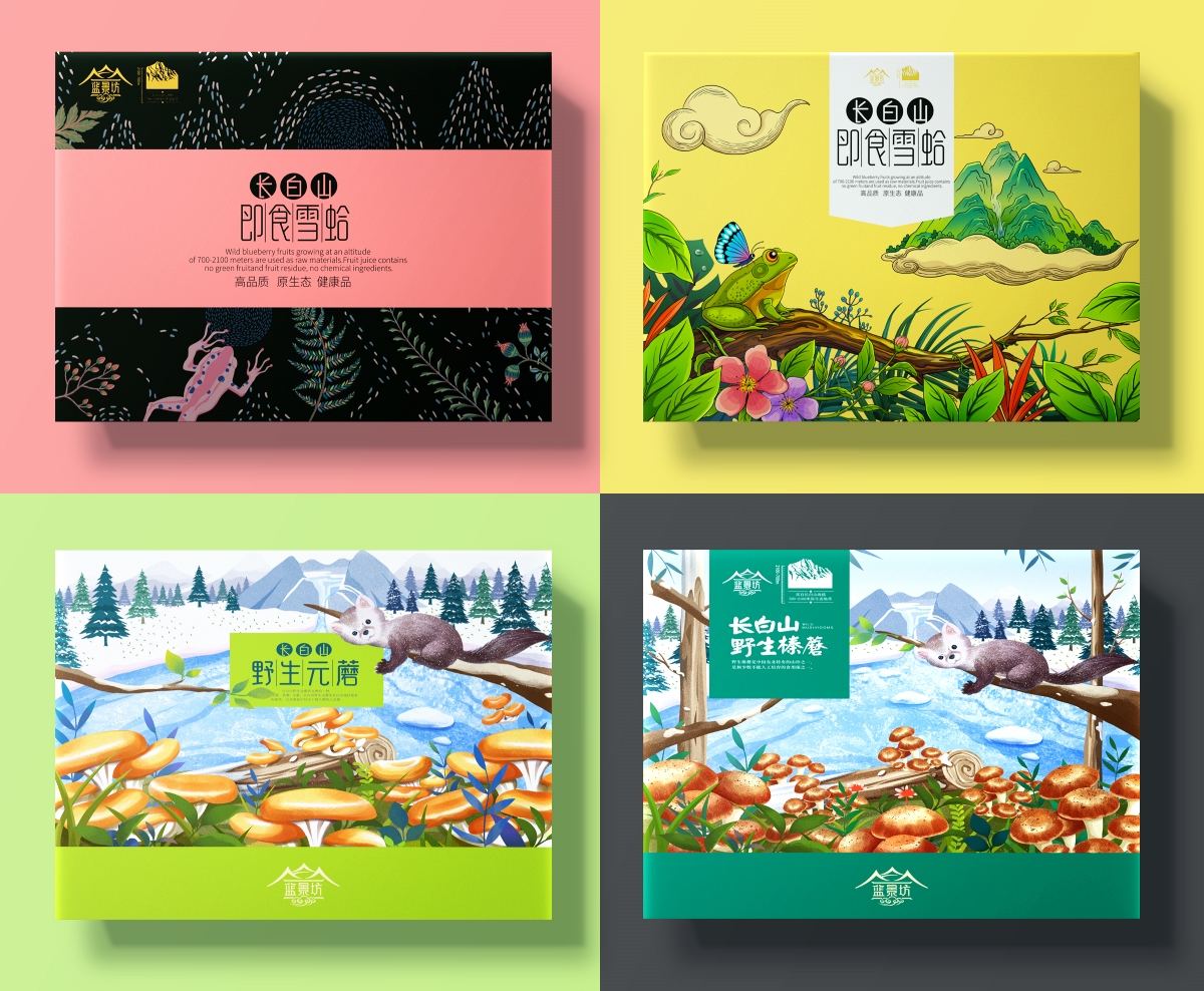 零食高檔禮盒創意包裝設計要注意顏色搭配