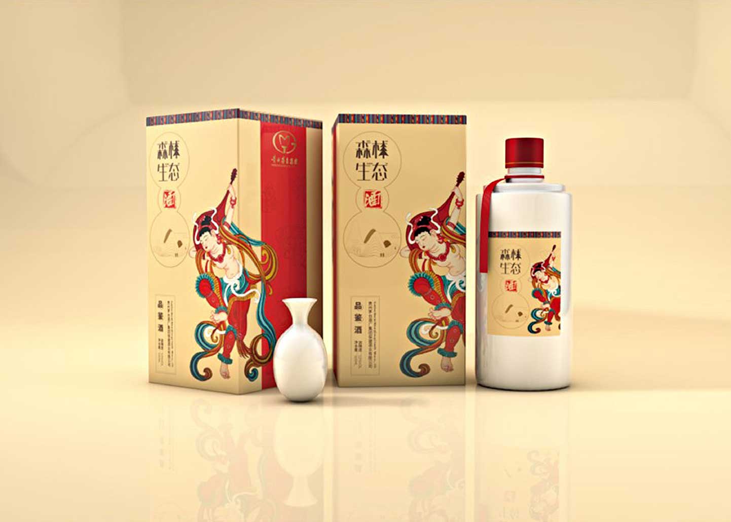 新型濃香型白酒品牌包裝設(shè)計(jì)的魅力?