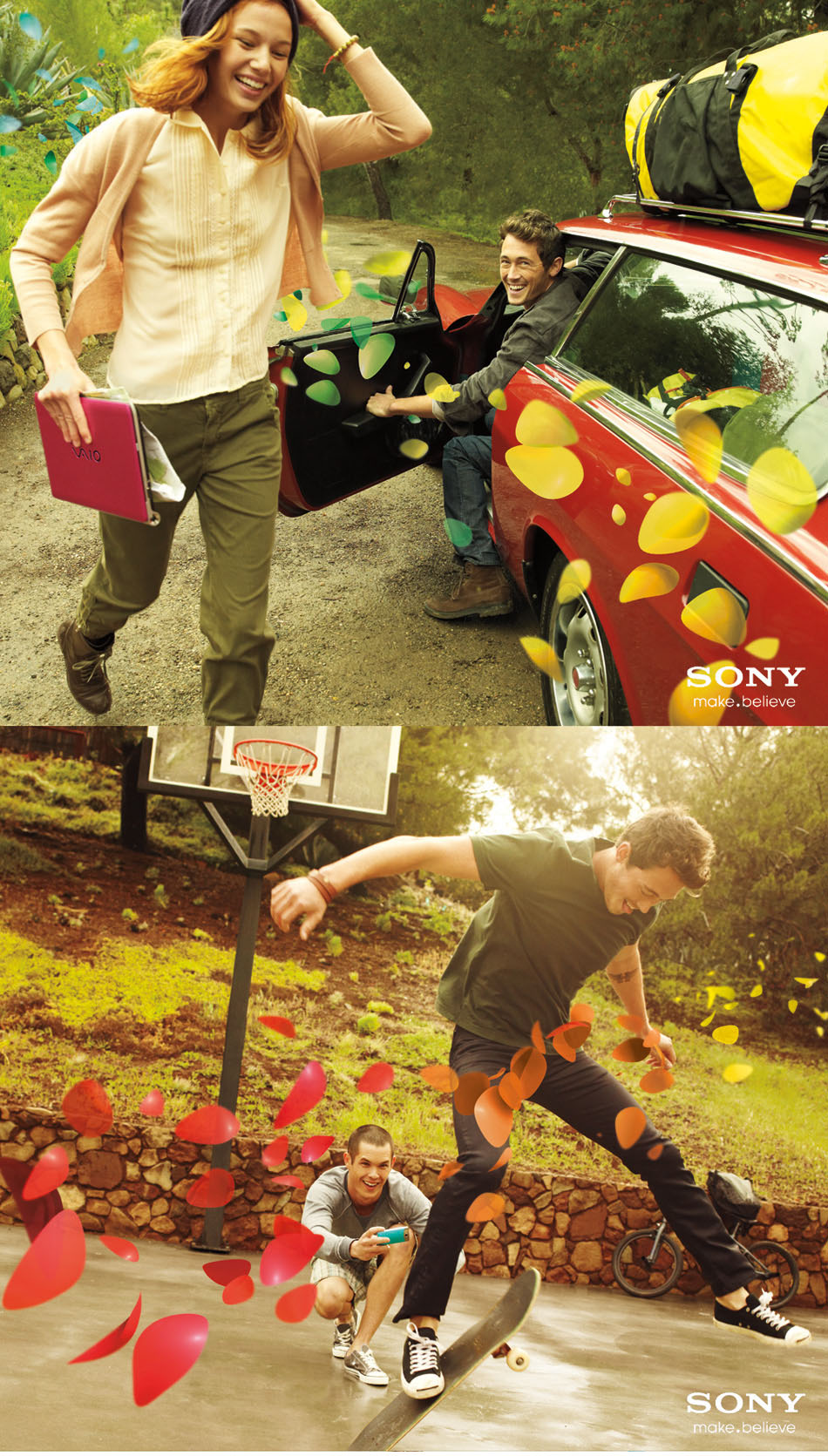 索尼&ldquo;花瓣&rdquo;體驗店品牌視覺形象設計