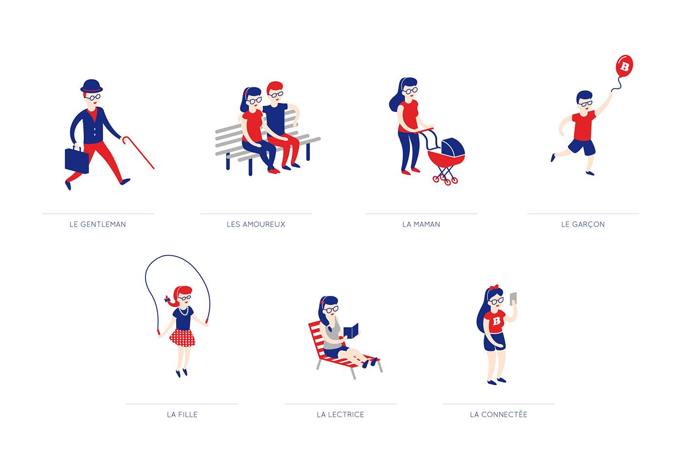 眼鏡品牌設(shè)計(jì)插畫