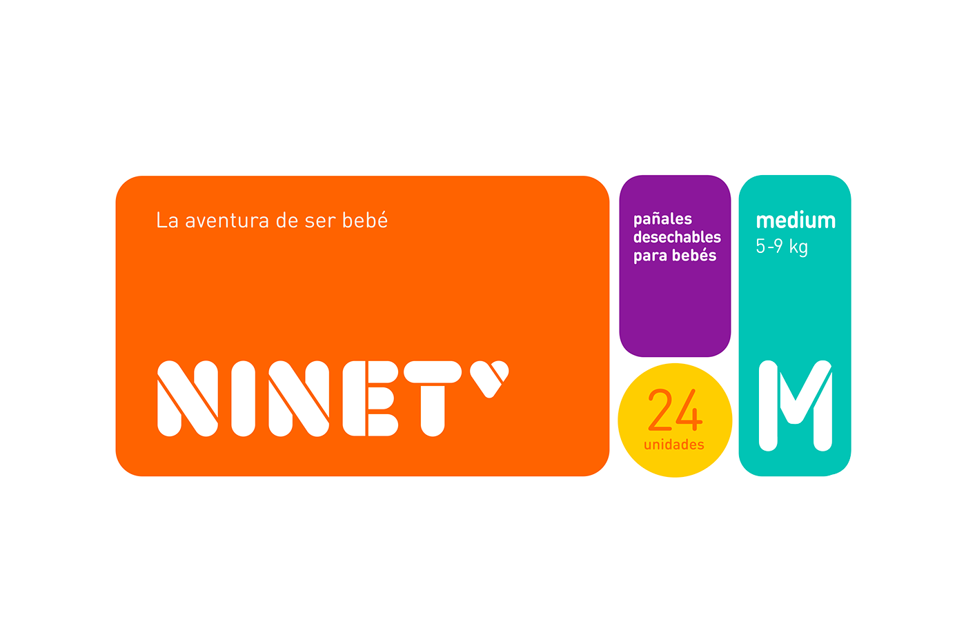 大冒險式嬰兒用品品牌包裝設(shè)計，不一樣的紙尿褲設(shè)計