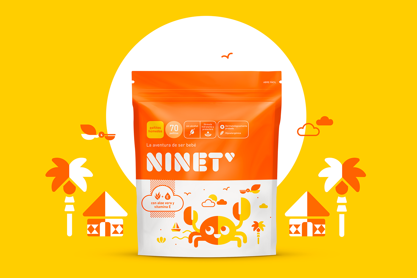 大冒險式嬰兒用品品牌包裝設(shè)計，不一樣的紙尿褲設(shè)計