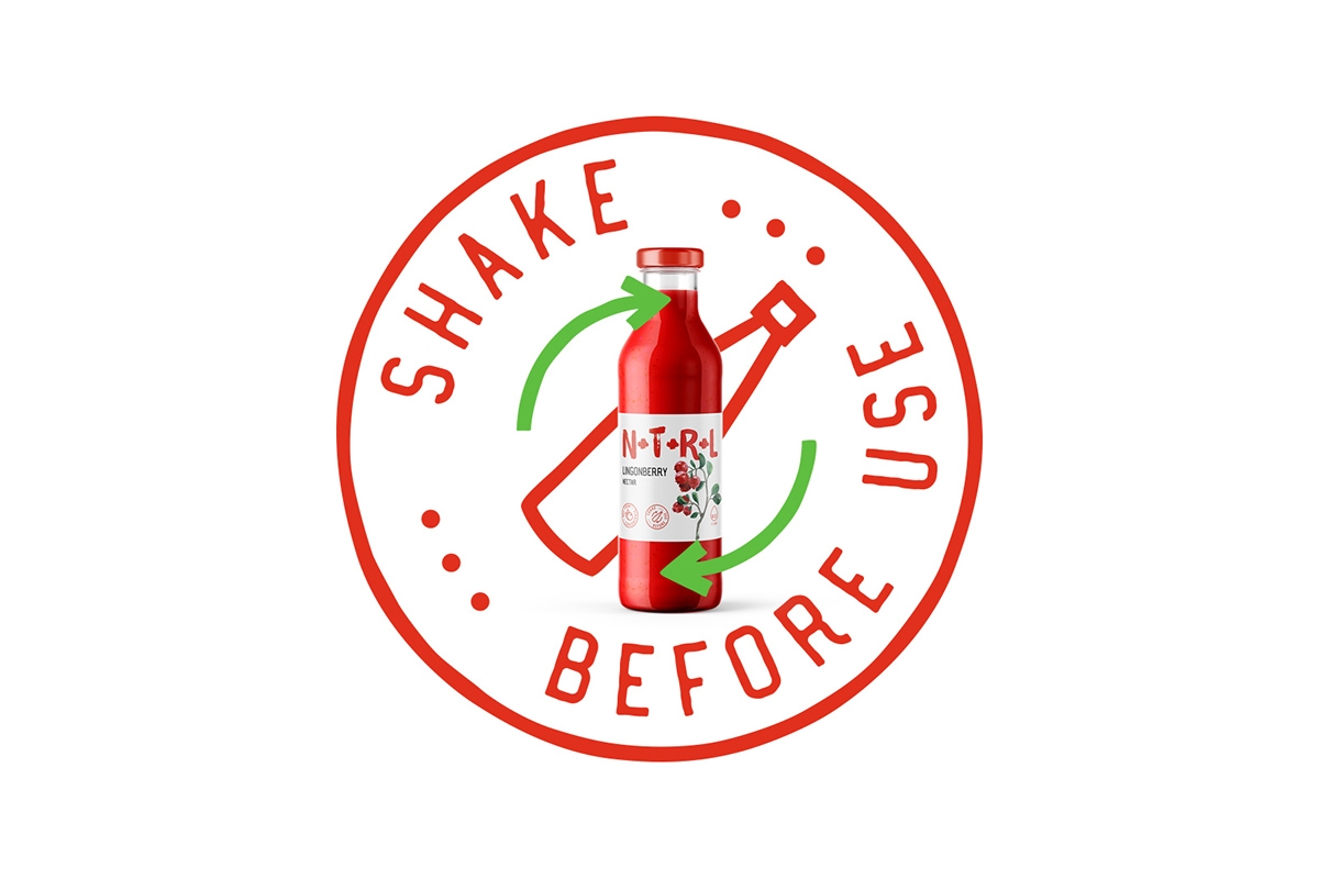 天然飲料，果汁的 品牌的包裝設計