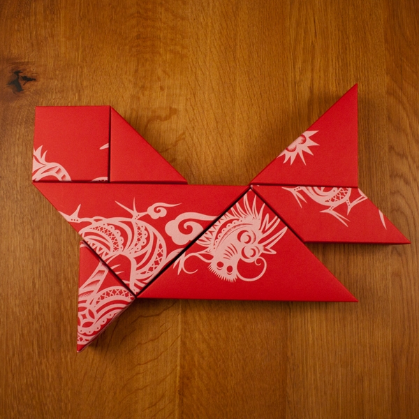 春節禮品盒包裝設計，新年七巧板的妙用