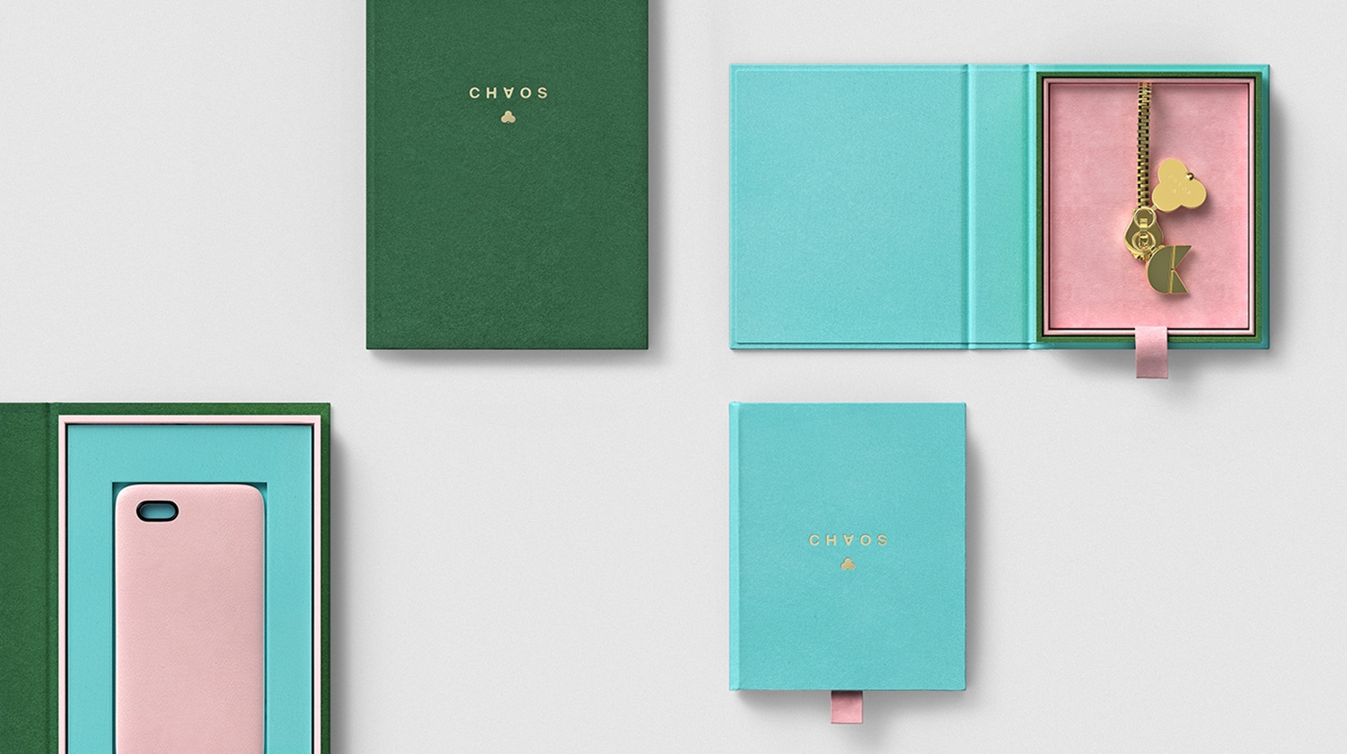 時尚配飾品牌個性配飾手機殼、護身符、拉鏈等創意產品包裝設計