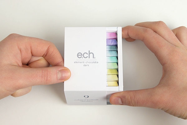 彩色之光, 生態(tài)手工巧克力食品包裝設(shè)計工程。