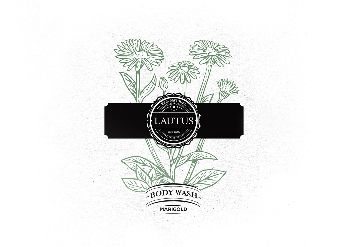 化妝品護(hù)膚產(chǎn)品包裝設(shè)計— 百分之百天然手工皂，沐浴露和洗滌液品牌包裝設(shè)計