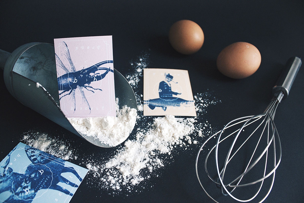 概念化早餐,面包與餅干食品飲料包裝設(shè)計