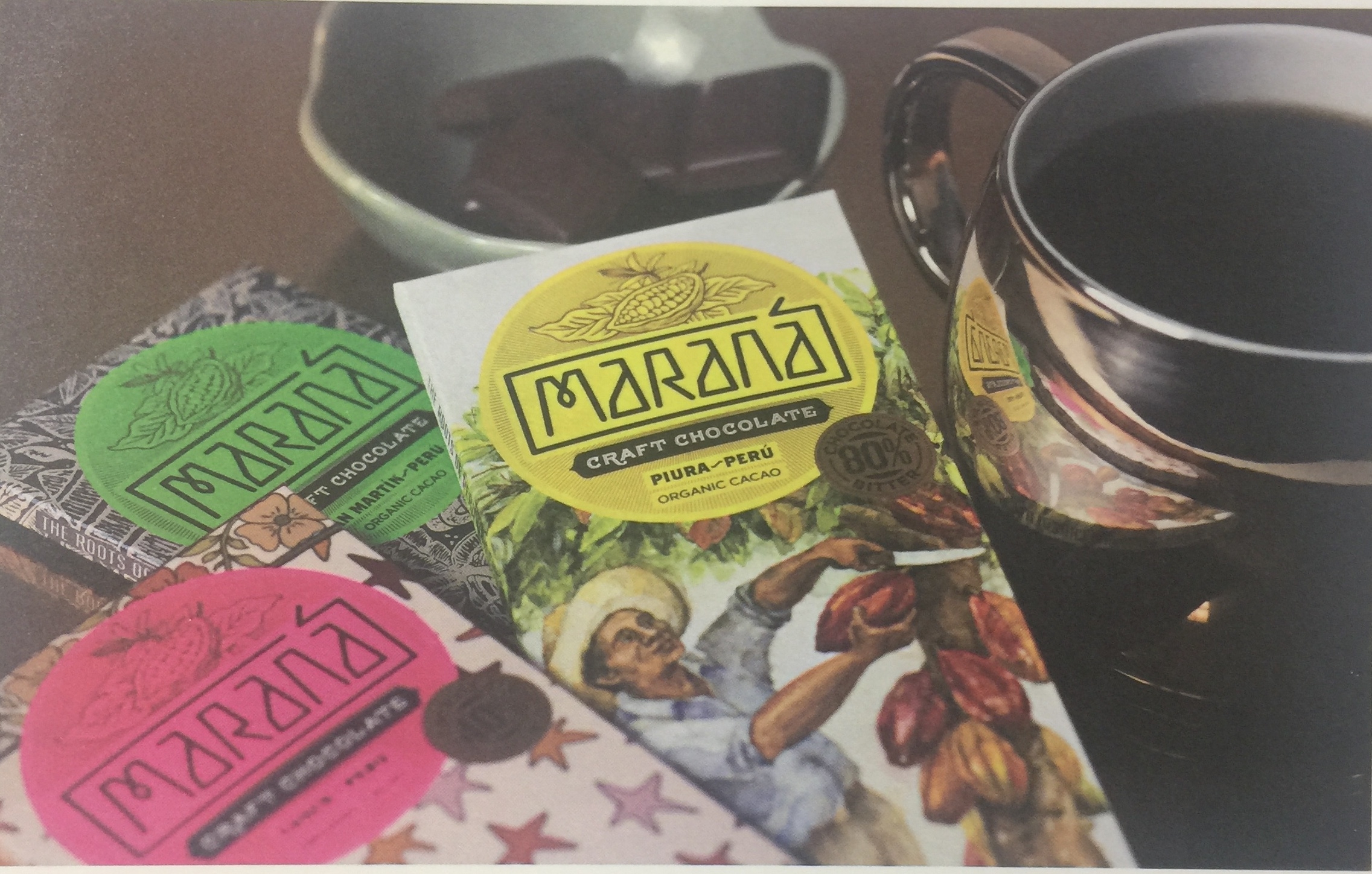 用包裝設計體現巧克力產品食品的制作工藝過程