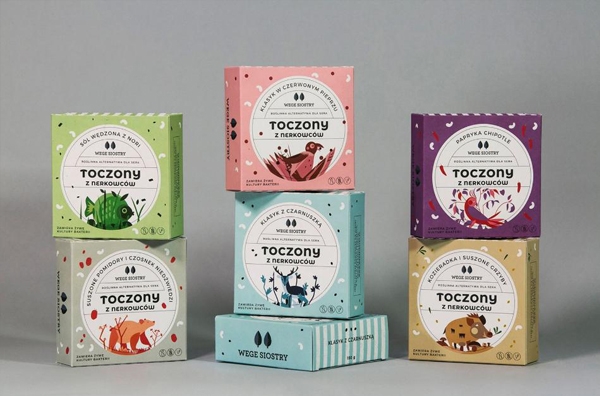 可鹽可甜，動(dòng)物愛好者的心頭好｜小清新插畫素食包裝設(shè)計(jì)