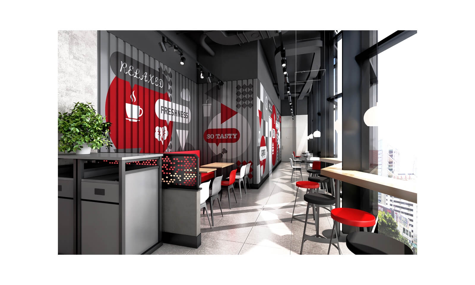 經(jīng)常去肯德基，卻沒有發(fā)現(xiàn)墻上的小巧思|壁畫插畫設計