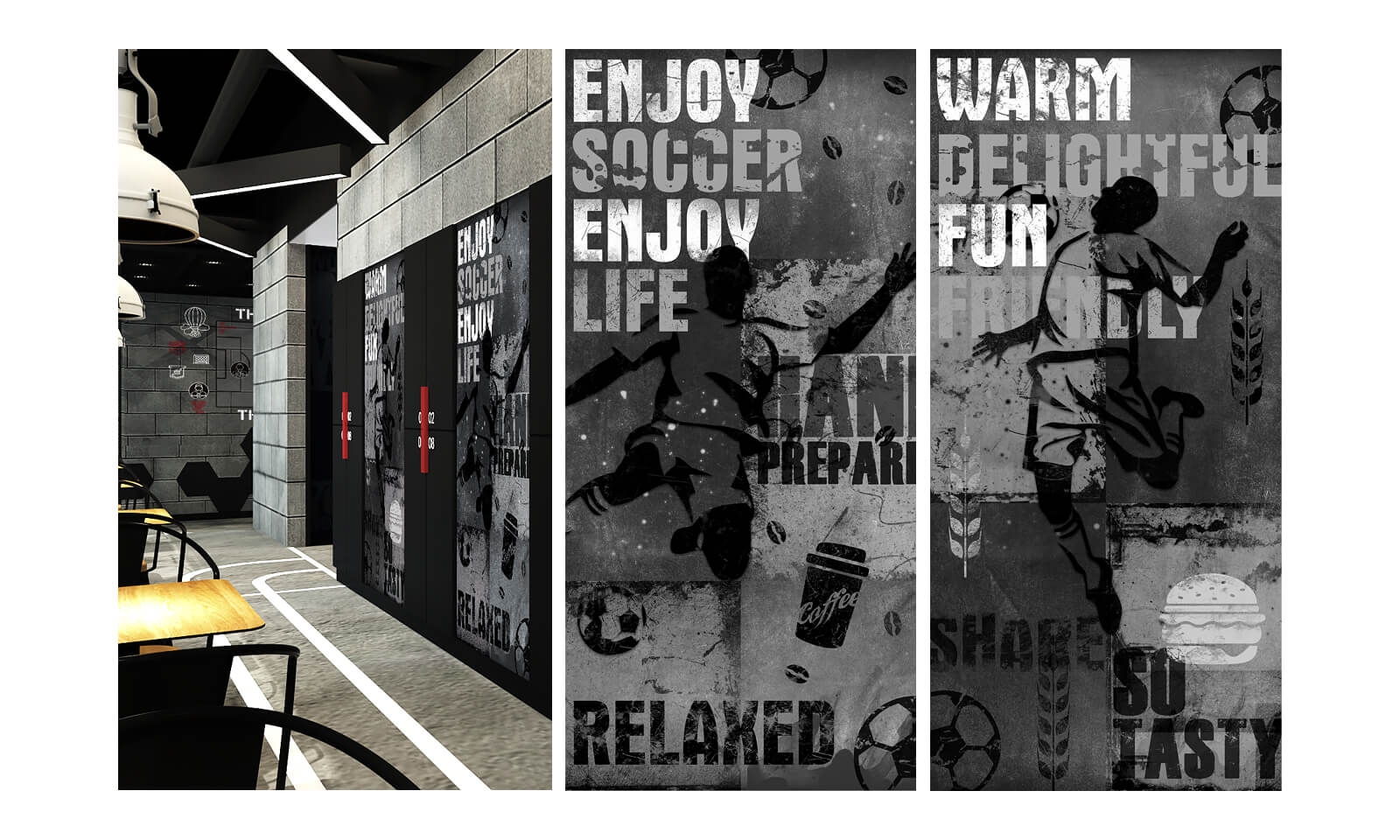 經(jīng)常去肯德基，卻沒有發(fā)現(xiàn)墻上的小巧思|壁畫插畫設計